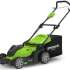 Газонокосилка аккумуляторная GREENWORKS G40LM41K4,  40см, несамоходная,  4Ач [2504707vb]